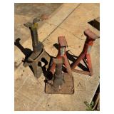 Four Vintage Car Jack Stands