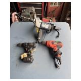 Drills - 2 Back and Decker, Chicago Electric Low S