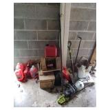 Contents of Front and Left Side of Garage