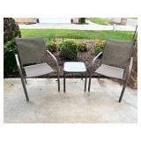 Outdoor Patio Furniture Set w/ Six Chairs & Table