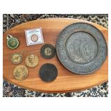 Commemorative Medals and Decorative Plate