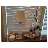 Lamp With Misc. Items