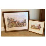 Two Signed Framed Paintings by Glenda Rae