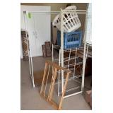 Clothes Rack With Wire Shelving and Accessories