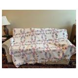 Handmade Double Wedding Ring Quilt