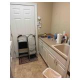 Contents of Laundry Room Excluding Appliances
