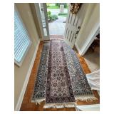 Hand-Knotted Wool Persian Style Runner Rug
