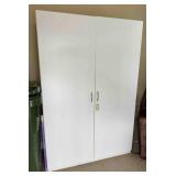 White Double-Door Storage Cabinet