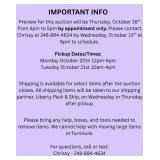 Important Info