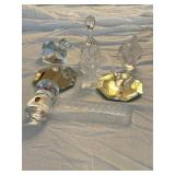 Six Crystal Decorative Pieces