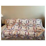 Double Wedding Ring Handmade Patchwork Quilt