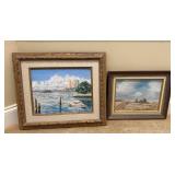 Signed Paintings by Daphne and Nancy Harris