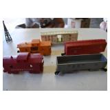 Vtg Train Car Lot