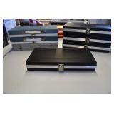 Vtg Plastic and metal 35mm Slide Storage Boxes