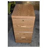 Wood 2 Drawer File Cabinet