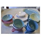 Vtg Boontonware Melamine Plates and Bowls