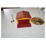 Plastic Train Building with Picture Disk