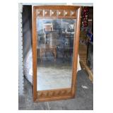 Vintage Solid Wood Wall Mirror