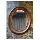 Plastic Wood Wall Mirror