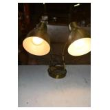 Vtg Gold Desk Lamp