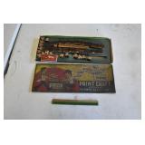 Vtg Print Craft Alpabet Rubber Stamp Set