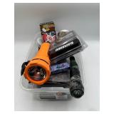 Hunting Lot With Knife, Pellets, and Tools