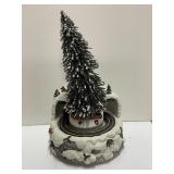 Lighted Christmas Music Tree w/Animated Train
