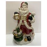 Cracker Barrel Musical Santa Figurine