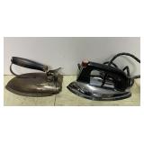 2 Vtg Electric Irons-1 Works