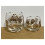 20 Roma Coins By Federal Glass Cocktail Glasses