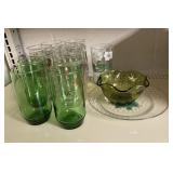 Small Christmas Glassware Lot