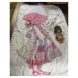 Holly Hobbie Quilt and Doll Set