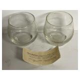 8pc Genuine Libbey Safedge Glassware w/Certificate
