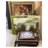 Large Collection of Various Paintings & Prints