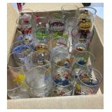Collection of 1970s-1980sCharacter Glassware