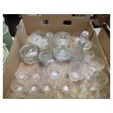 Collection of Various Cut Glass Glassware