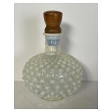 Vtg Hobnail Milk Glass Perfume Bottle