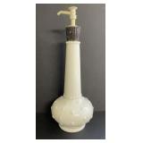 VTG Milk Glass Lotion Bottle