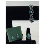 Sarah Coventry Silver-Tone Jewelry Set
