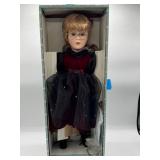 Crowne Fine Porcelain Doll in Original Box