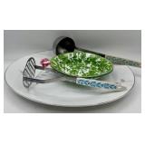 Vintage Dinnerware and Cornflower Kitchen Utensils