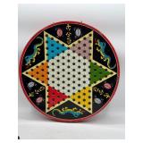 Chinese Checkers and Chess Game Circular Tin