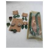 Sarah Coventry Jewelry and Stone Lot