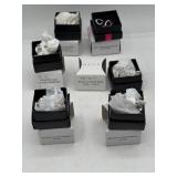 Avon CZ Jewelry Set with Earrings and Rings