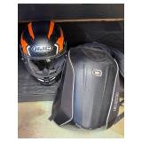 HJC Helmet and Ogio Backpack Set