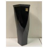 Napcoware Black Twisted Vase