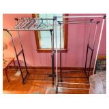 Three Clothes Racks