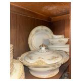 Noritake China Dinnerware Set with Floral Design
