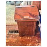 Vintage Wooden Storage Bin