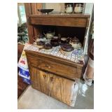 Vtg. Hoosier Style Kitchen Cabinet